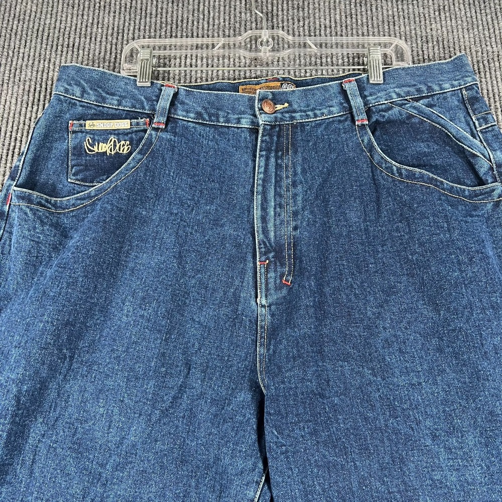 Snoop Dogg Clothing Jeans Mens 40 Blue Denim 31" Inseam Casual Comfort